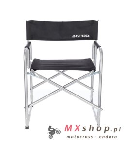 ACERBIS KRZESŁO TURYSTYCZNE KEMPINGOWE SKŁADANE (DO 100KG) (ZAMKN. 48X80X16) (OTW.48X80X59) KOLOR CZARNY NAPIS BIAŁY