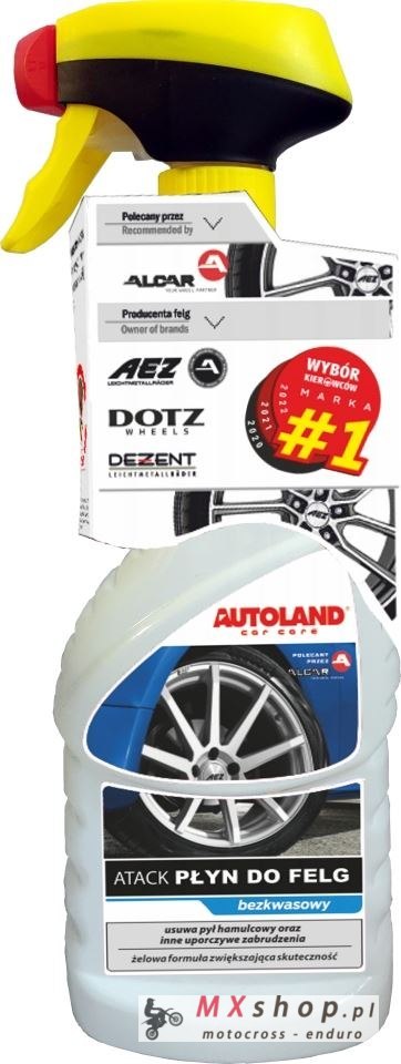 AUTOLAND ATACK PŁYN DO FELG 0,75L (6) AUTOLAND ATACK PŁYN DO FELG 0,75L (6)