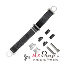 BIKETEC PAS (PASEK) TEKSTYLNY DO WYCIĄGANIA MOTOCYKLA DO MOTOCYKLI JAPOŃSKICH C2, 330CM X 2,5MM X 25MM KOLOR CZARNY/CZARNY