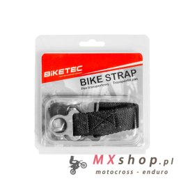 BIKETEC PAS (PASEK) TEKSTYLNY DO WYCIĄGANIA MOTOCYKLA DO MOTOCYKLI JAPOŃSKICH C2, 330CM X 2,5MM X 25MM KOLOR CZARNY/CZARNY