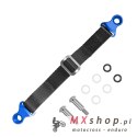 BIKETEC PAS (PASEK) TEKSTYLNY DO WYCIĄGANIA MOTOCYKLA DO MOTOCYKLI JAPOŃSKICH WRAZ ZE ŚRUBAMI, 350CM X 2,5MM X 25MM KOLOR CZARNY
