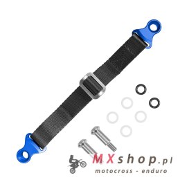 BIKETEC PAS (PASEK) TEKSTYLNY DO WYCIĄGANIA MOTOCYKLA DO MOTOCYKLI JAPOŃSKICH WRAZ ZE ŚRUBAMI, 350CM X 2,5MM X 25MM KOLOR CZARNY