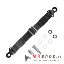 BIKETEC PAS (PASEK) TEKSTYLNY DO WYCIĄGANIA MOTOCYKLA DO MOTOCYKLI JAPOŃSKICH WRAZ ZE ŚRUBAMI, 350CM X 2,5MM X 25MM KOLOR CZARNY