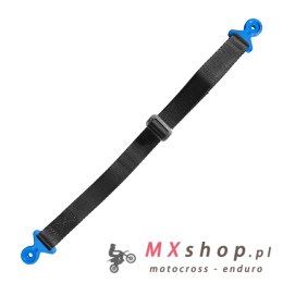 BIKETEC PAS (PASEK) TEKSTYLNY DO WYCIĄGANIA MOTOCYKLA KTM/HUSQVARNA/GASGAS, 530CM X 2,5MM X 25MM KOLOR CZARNY/NIEBIESKI
