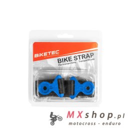 BIKETEC PAS (PASEK) TEKSTYLNY DO WYCIĄGANIA MOTOCYKLA KTM/HUSQVARNA/GASGAS, 530CM X 2,5MM X 25MM KOLOR CZARNY/NIEBIESKI