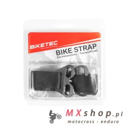 BIKETEC PAS (PASEK) TEKSTYLNY DO WYCIĄGANIA MOTOCYKLA NA PRZÓD MOTOCYKLI JAPOŃSKICH WRAZ ZE ŚRUBAMI, 560CM X 2,5MM X 25MM KOLOR