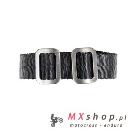 BIKETEC PAS (PASEK) TEKSTYLNY DO WYCIĄGANIA MOTOCYKLA UNIWERSALNY, 100CM X 2,5MM X 25MM KOLOR CZARNY/SREBRNY