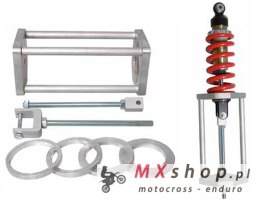 BUZZETTI NARZĘDZIE DO ŚCISKANIA SPRĘŻYN AMORTYZATORÓW Z ADAPTERAMI 60MM / 66MM / 72MM / 75MM