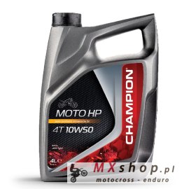 CHAMPION OLEJ SILNIKOWY MOTO HP 4T 10W50 4L MA2 PÓŁSYNTYCZNY (AKC)