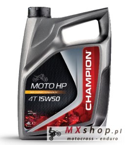 CHAMPION OLEJ SILNIKOWY MOTO HP 4T 15W50 4L MA2 PÓŁSYNTYCZNY (AKC)
