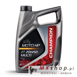 CHAMPION OLEJ SILNIKOWY MOTO HP 4T 20W50 MULTI 4L MA2 MINERALNY (AKC)