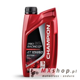 CHAMPION OLEJ SILNIKOWY PRORACING GP 4T 10W60 ESTER + 1L MA2 SYNTETYCZNY (AKC)