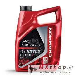 CHAMPION OLEJ SILNIKOWY PRORACING GP 4T 10W60 ESTER + 4L MA2 SYNTETYCZNY (AKC)