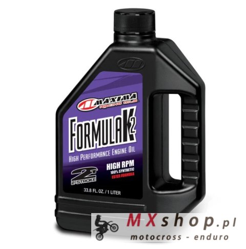 MAXIMA RACING OILS OLEJ 2T DO MIESZANKI SYNTETYCZNY FORMULA K2 100% SYNTHETIC RACING PREMIX 1 LITR (12) (AKC) MAXIMA RACING OILS OLEJ 2T DO MIESZANKI SYNTETYCZNY FORMULA K2 100% SYNTHETIC RACING PREMIX 1 LITR (12) (AKC)