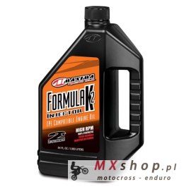 MAXIMA RACING OILS OLEJ 2T DO MIESZANKI SYNTETYCZNY FORMULA K2 INJECTOR 100% SYNTHETIC 1.893 LITRY (6) (AKC)