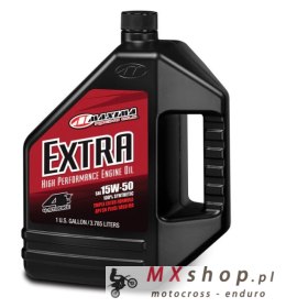 MAXIMA RACING OILS OLEJ SILNIKOWY EXTRA 15W50 100% SYNTHETIC 3.785 LITRY (4) (AKC)