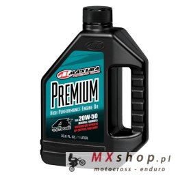 MAXIMA RACING OILS OLEJ SILNIKOWY MINERALNY PREMIUM 20W50 1 LITR (12) (AKC)