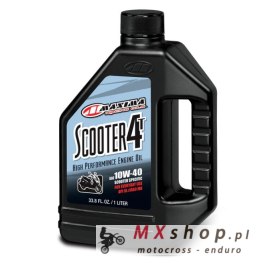 MAXIMA RACING OILS OLEJ SILNIKOWY MINERALNY SCOOTER 4T 10W40 1 LITR (12) (AKC)