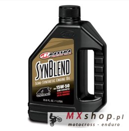 MAXIMA RACING OILS OLEJ SILNIKOWY PÓŁSYNTETYCZNY SYN BLEND ESTER 15W50 1 LITR (12) (AKC)