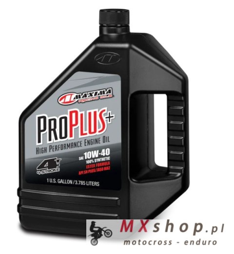 MAXIMA RACING OILS OLEJ SILNIKOWY PRO PLUS+ 10W40 SYNTHETIC 3.785 LITRY (4) (AKC) MAXIMA RACING OILS OLEJ SILNIKOWY PRO PLUS+ 10W40 SYNTHETIC 3.785 LITRY (4) (AKC)