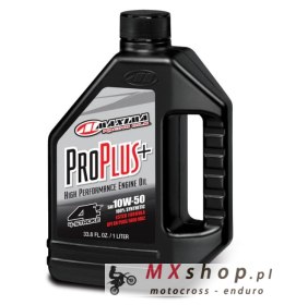 MAXIMA RACING OILS OLEJ SILNIKOWY PRO PLUS+ 10W50 SYNTHETIC 1 LITR (12) (AKC)