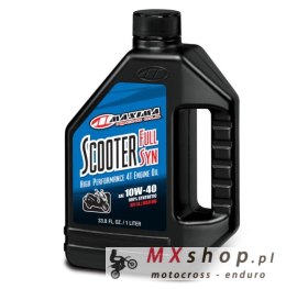 MAXIMA RACING OILS OLEJ SILNIKOWY SYNTETYCZNY SCOOTER FULL SYN 10W40 1 LITR (12) (AKC)