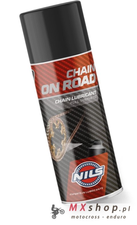 NILS ON ROAD CHAIN SPRAY 400ML SPRAY DO ŁAŃCUCHA (AKC) NILS ON ROAD CHAIN SPRAY 400ML SPRAY DO ŁAŃCUCHA (AKC)