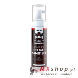 OXFORD MINT HELMET SANITISER PIANKA DO DEZYNFEKCJI I CZYSZCZENIA WNĘTRZA KASKU/BUTÓW/RĘKAWIC 200ML