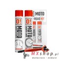 OMOTO OFF ROAD CHAIN CARE AND PROTECTION ZESTAW DO CZYSZCZENIA I SMAROWANIA ŁAŃCUCHA 2+1 ZESTAW Z SZCZOTKĄ (2 X 750ML) (O!MOTO) 