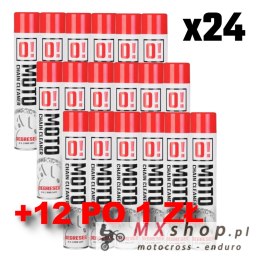 OMOTO ZESTAW 36 SZTUK SPRAY DO MYCIA ŁAŃCUCHA 750ML O! CHAIN CLEANER + 12 SZTUK PO 1 ZŁ SPRAY DO MYCIA ŁAŃCUCHA 750ML - KARTON 1