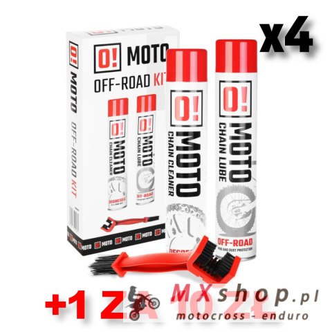 OMOTO ZESTAW 4+1 DO CZYSZCZENIA I SMAROWANIA ŁAŃCUCHA OFF ROAD O! CHAIN CARE AND PROTECTION 2+1 ZESTAW Z SZCZOTKĄ (2 X 750ML) (O OMOTO ZESTAW 4+1 DO CZYSZCZENIA I SMAROWANIA ŁAŃCUCHA OFF ROAD O! CHAIN CARE AND PROTECTION 2+1 ZESTAW Z SZCZOTKĄ (2 X 750ML) (O