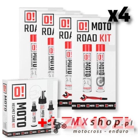 OMOTO ZESTAW 4+1 DO CZYSZCZENIA I SMAROWANIA ŁAŃCUCHA ROAD O! CHAIN CARE AND PROTECTION 2+1 ZESTAW Z SZCZOTKĄ + OMOTO ZESTAW DO OMOTO ZESTAW 4+1 DO CZYSZCZENIA I SMAROWANIA ŁAŃCUCHA ROAD O! CHAIN CARE AND PROTECTION 2+1 ZESTAW Z SZCZOTKĄ + OMOTO ZESTAW DO
