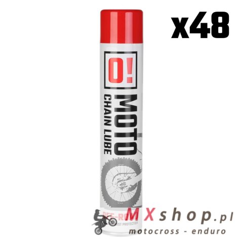 OMOTO ZESTAW 48 SZTUK SPRAY SMAR DO ŁAŃCUCHA 750ML OFF ROAD O! CHAIN LUBE (O!MOTO) (OLE-023) (PAKIET 48 SZTUK) OMOTO ZESTAW 48 SZTUK SPRAY SMAR DO ŁAŃCUCHA 750ML OFF ROAD O! CHAIN LUBE (O!MOTO) (OLE-023) (PAKIET 48 SZTUK)