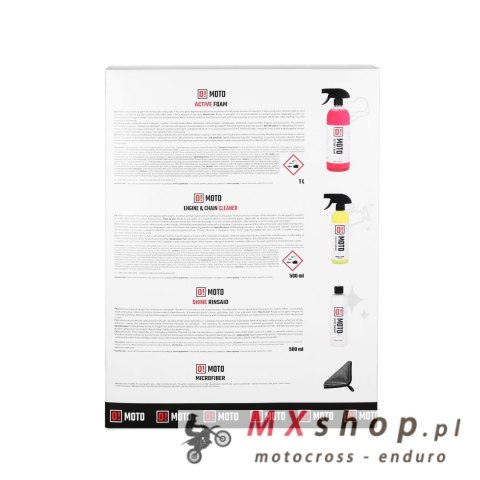OMOTO ZESTAW PREZENTOWY DO MYCIA I PIELĘGNACJI MOTOCYKLA O! CARE PROTECTION AND SHINE MOTO (O!MOTO) (OLE-019) OMOTO ZESTAW PREZENTOWY DO MYCIA I PIELĘGNACJI MOTOCYKLA O! CARE PROTECTION AND SHINE MOTO (O!MOTO) (OLE-019)