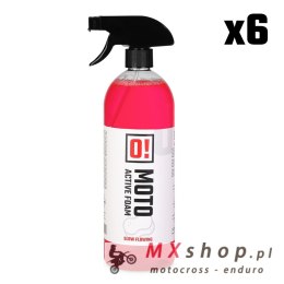 OMOTO ZESTWA 6 SZTUK PŁYN DO MYCIA MOTOCYKLI (PIANA AKTYWNA) 1L O! ACTIVE FOAM (O!MOTO) (OLE-017) (PAKIET 6 SZTUK)