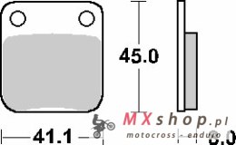 SBS KLOCKI HAMULCOWE KH54 STREET STANDART CERAMIC DAELIM ALTINO/DELFINO/HISTORY/OTELLO '99-'06, HONDA CRM/MBX 50 '88-'92, PEUGEO