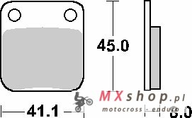 SBS KLOCKI HAMULCOWE KH54 STREET STANDART CERAMIC DAELIM ALTINO/DELFINO/HISTORY/OTELLO '99-'06, HONDA CRM/MBX 50 '88-'92, PEUGEO SBS KLOCKI HAMULCOWE KH54 STREET STANDART CERAMIC DAELIM ALTINO/DELFINO/HISTORY/OTELLO '99-'06, HONDA CRM/MBX 50 '88-'92, PEUGEO