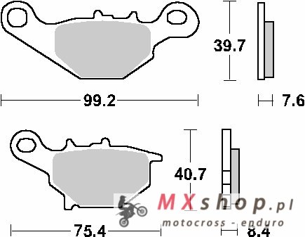 SBS PROMOCJA KLOCKI HAMULCOWE KH230 / KH396 STREET STANDART CERAMIC SUZUKI AN 150 '98-'01, AN 125 '94-'05, UC 125/150 '99-'02, U SBS PROMOCJA KLOCKI HAMULCOWE KH230 / KH396 STREET STANDART CERAMIC SUZUKI AN 150 '98-'01, AN 125 '94-'05, UC 125/150 '99-'02, U