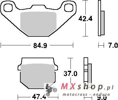 SBS PROMOCJA KLOCKI HAMULCOWE KH83 STREET STANDART CERAMIC APRILIA RS4 50 '12-'19, PIAGGIO VESPA NRG 50 '06-'16, SUZUKI AH 50/80 SBS PROMOCJA KLOCKI HAMULCOWE KH83 STREET STANDART CERAMIC APRILIA RS4 50 '12-'19, PIAGGIO VESPA NRG 50 '06-'16, SUZUKI AH 50/80