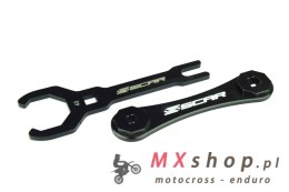 SCAR RACING KLUCZ DO SERWISU PRZEDNICH ZAWIESZEŃ KAYABA KYB 49MM KOLOR CZARNY