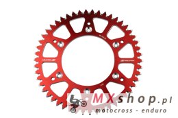 SCAR RACING ZĘBATKA TYLNA ALUMINIOWA 21050 HONDA CR / CRF, CRF 250R '04-'25, CRD 450R '02-'25 BETA RR '13-'25 KOLOR CZERWONY