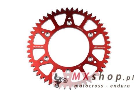 SCAR RACING ZĘBATKA TYLNA ALUMINIOWA 21050 HONDA CR / CRF, CRF 250R '04-'25, CRD 450R '02-'25 BETA RR '13-'25 KOLOR CZERWONY SCAR RACING ZĘBATKA TYLNA ALUMINIOWA 21050 HONDA CR / CRF, CRF 250R '04-'25, CRD 450R '02-'25 BETA RR '13-'25 KOLOR CZERWONY