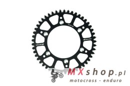 SCAR RACING ZĘBATKA TYLNA ALUMINIOWA 80850 SUZUKI RM / RMZ, RMZ 250 '07-'25, RMZ450 '05-'25 KOLOR CZARNY