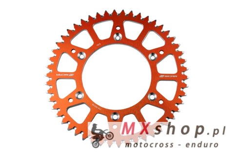 SCAR RACING ZĘBATKA TYLNA ALUMINIOWA 89952 KTM SX / SXF / EXC / EXCF '93-'25, HUSQVARNA TC / FC/ TX / TE / FE / FX '14-'25, GAS SCAR RACING ZĘBATKA TYLNA ALUMINIOWA 89952 KTM SX / SXF / EXC / EXCF '93-'25, HUSQVARNA TC / FC/ TX / TE / FE / FX '14-'25, GAS