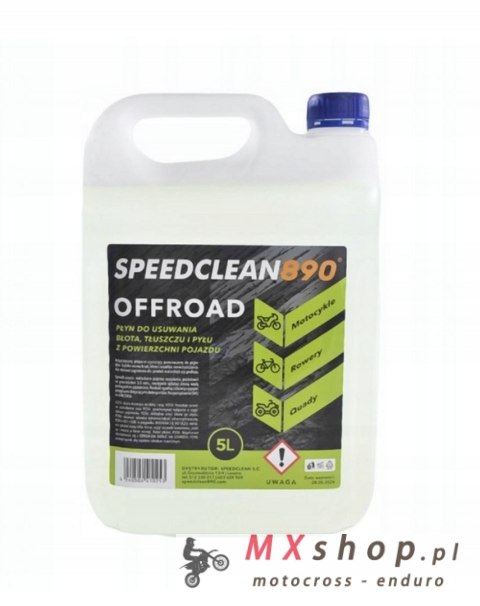 SPEEDCLEAN 890 OFFROAD PŁYN DO MYCIA MOTOCYKLI I ROWERÓW POJEMNOŚĆ 5L SPEEDCLEAN 890 OFFROAD PŁYN DO MYCIA MOTOCYKLI I ROWERÓW POJEMNOŚĆ 5L