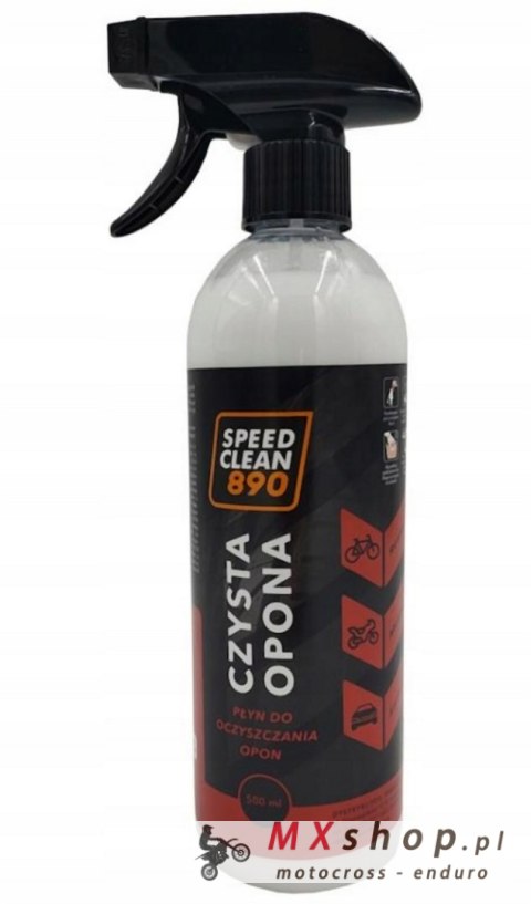 SPEEDCLEAN 890 PŁYN DO MYCIA OPON I ELEMENTÓW GUMOWYCH POJEMNOŚĆ 500ML SPEEDCLEAN 890 PŁYN DO MYCIA OPON I ELEMENTÓW GUMOWYCH POJEMNOŚĆ 500ML