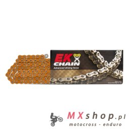 EK ŁAŃCUCH NAPĘDOWY EK520MVXZ2 120 QX-RING KOLOR POMARAŃCZOWY (DO 1000CCM) (40,0KN) (MADE IN JAPAN) (ZAKUWKA)