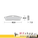 PROX KLOCKI HAMULCOWE KH119 YAMAHA YZ 80/85 '93-19, YZ 65 '19-20, TTR 125 '00-18 PRZÓD
