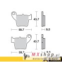 PROX KLOCKI HAMULCOWE KH346 HONDA CR/CRF TYŁ