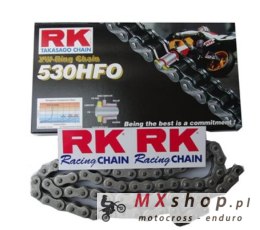 RK ŁAŃCUCH NAPĘDOWY 530HFO-110 (110 OGNIW) XW-RING DO 900CM/40,0KN 110 KM (ZAKUWKA) (MADE IN JAPAN)